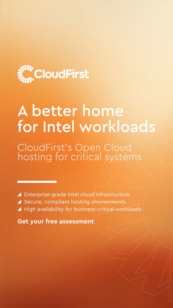 CloudFirst social advert: A better home for Intel workloads